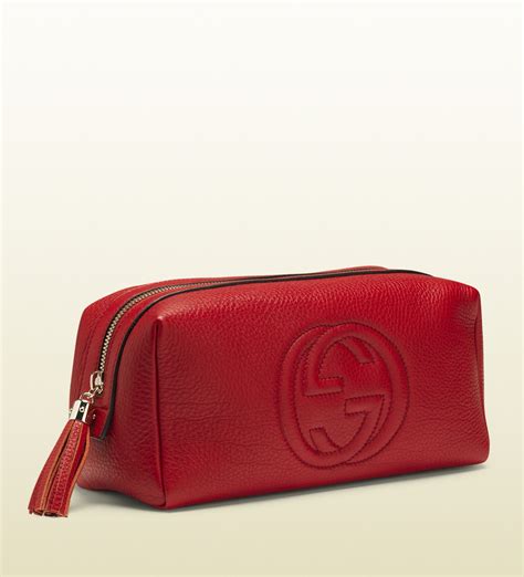 gucci makeup bag red|gucci makeup bag sale.